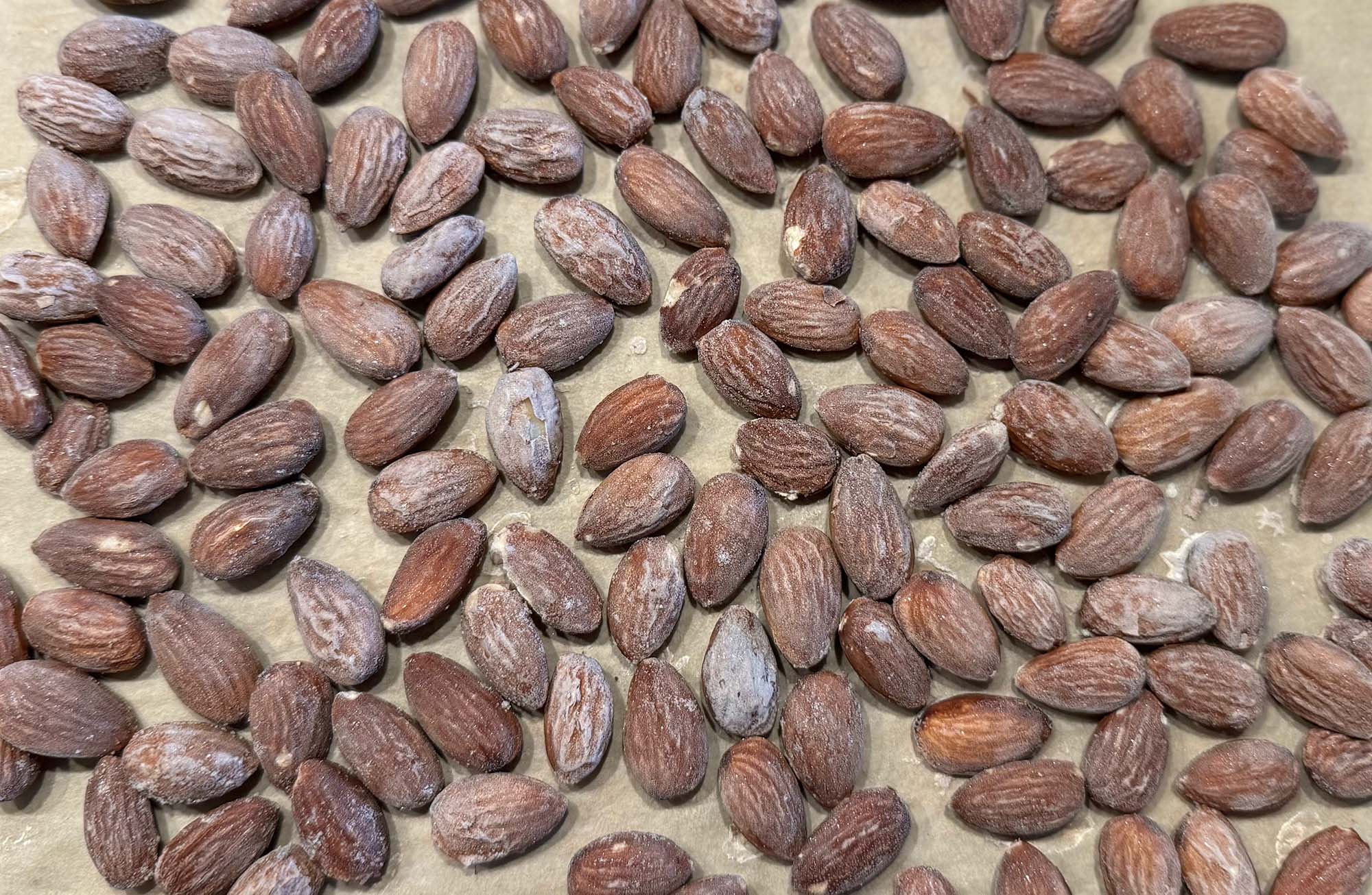 Brined and Roasted Almonds